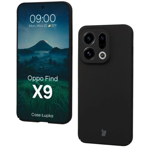 Etui Bizon Case Łupka do Oppo Find X9 czarne