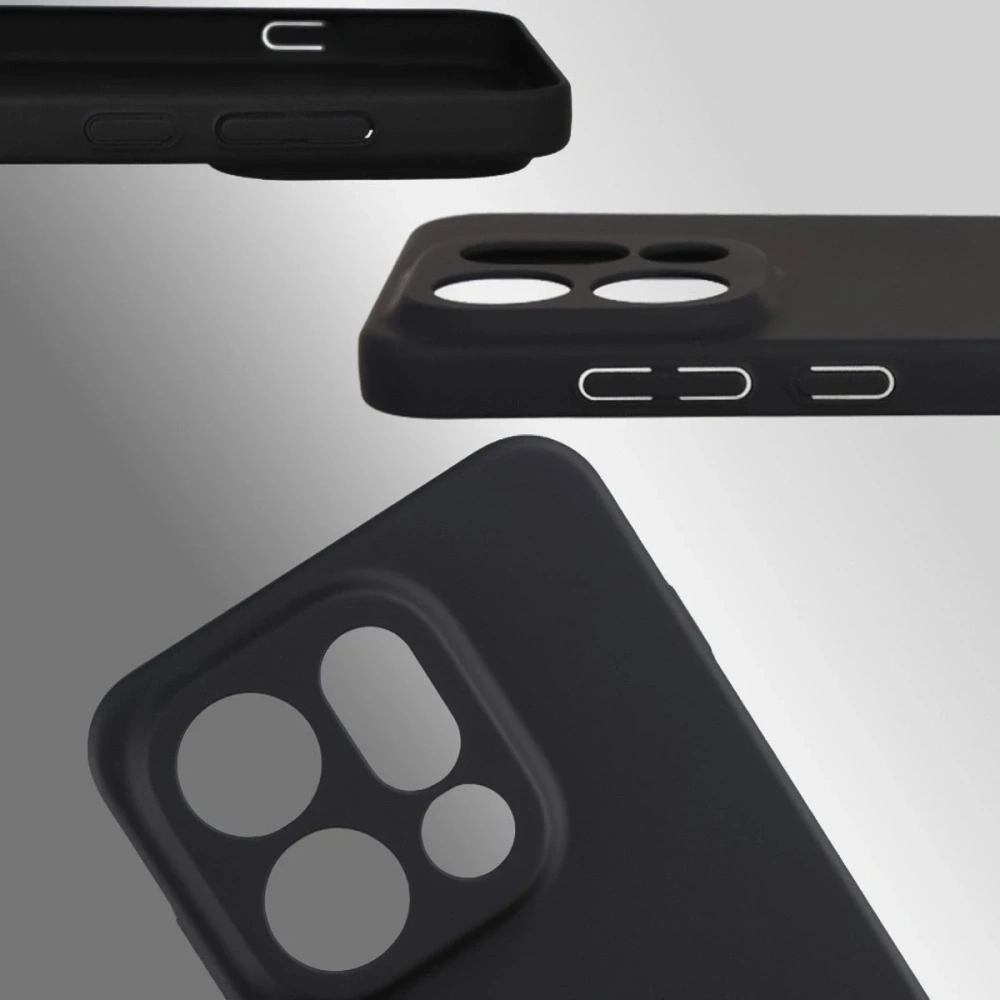 Etui Bizon Case Łupka do Oppo Find X9 czarne