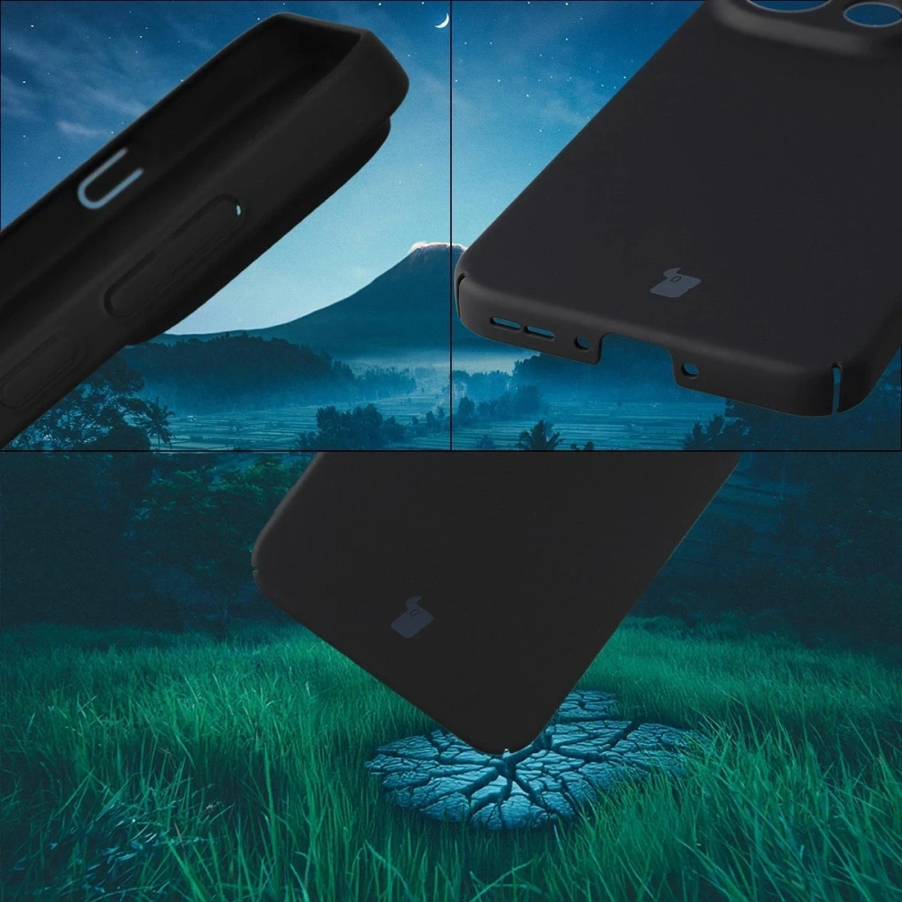 Etui Bizon Case Łupka do Oppo Find X9 czarne