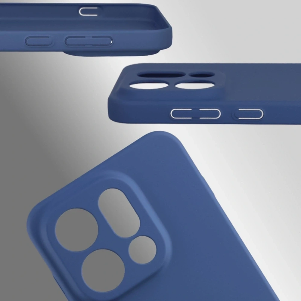 Etui Bizon Case Łupka do Oppo Find X9 niebieskie