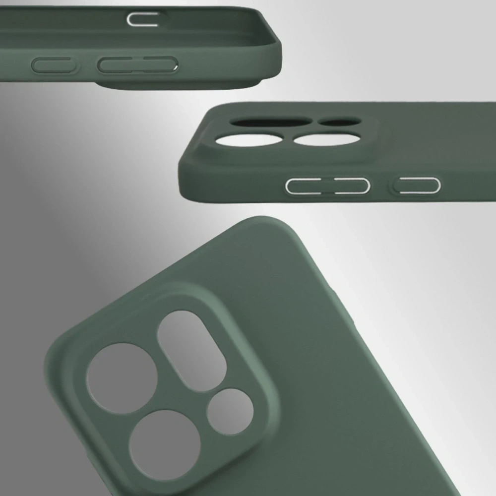 Etui Bizon Case Łupka do Oppo Find X9 zielone