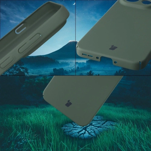 Etui Bizon Case Łupka do Oppo Find X9 zielone