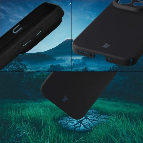 Etui Bizon Case Łupka do Oppo Find X9 Pro czarne