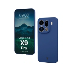Etui Bizon Case Łupka do Oppo Find X9 Pro niebieskie