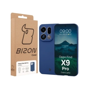 Etui Bizon Case Łupka do Oppo Find X9 Pro niebieskie