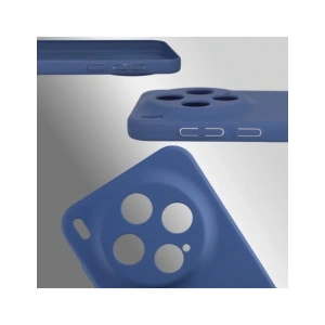 Etui Bizon Case Łupka do Vivo X300 niebieskie