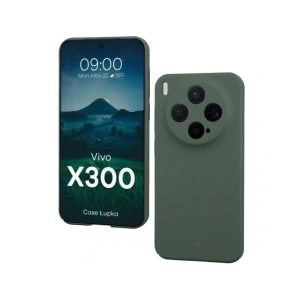 Etui Bizon Case Łupka do Vivo X300 zielone