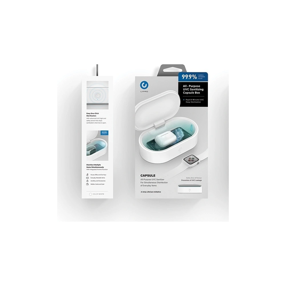 Hurtownia GSM - LYFRO kapslový sterilizátor UV-C bílý / white - UNIQ232WHT - {ean13} - Hurt