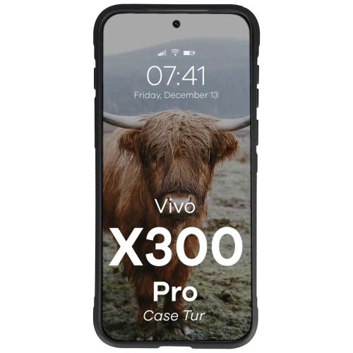 Pancerne etui Bizon Case Tur do Vivo X300 Pro czarne