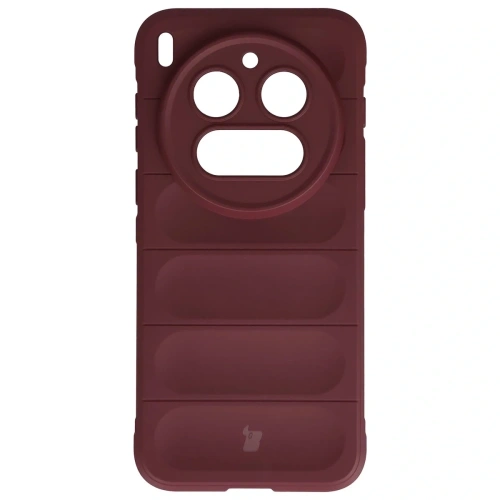 Pancerne etui Bizon Case Tur do Vivo X300 Pro burgundowe
