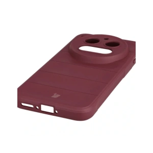 Pancerne etui Bizon Case Tur do Vivo X300 Pro burgundowe