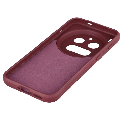 Pancerne etui Bizon Case Tur do Vivo X300 Pro burgundowe