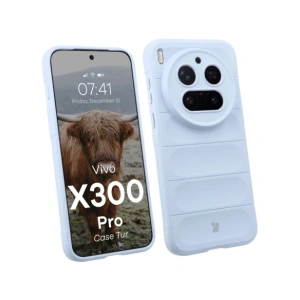 Pancerne etui Bizon Case Tur do Vivo X300 Pro jasnoniebieskie