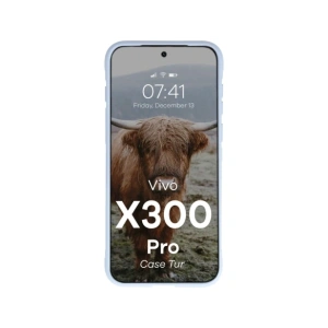 Pancerne etui Bizon Case Tur do Vivo X300 Pro jasnoniebieskie