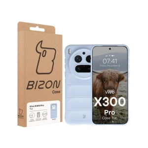 Pancerne etui Bizon Case Tur do Vivo X300 Pro jasnoniebieskie