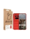 Pancerne etui Bizon Case Tur do Vivo X300 Pro czerwone