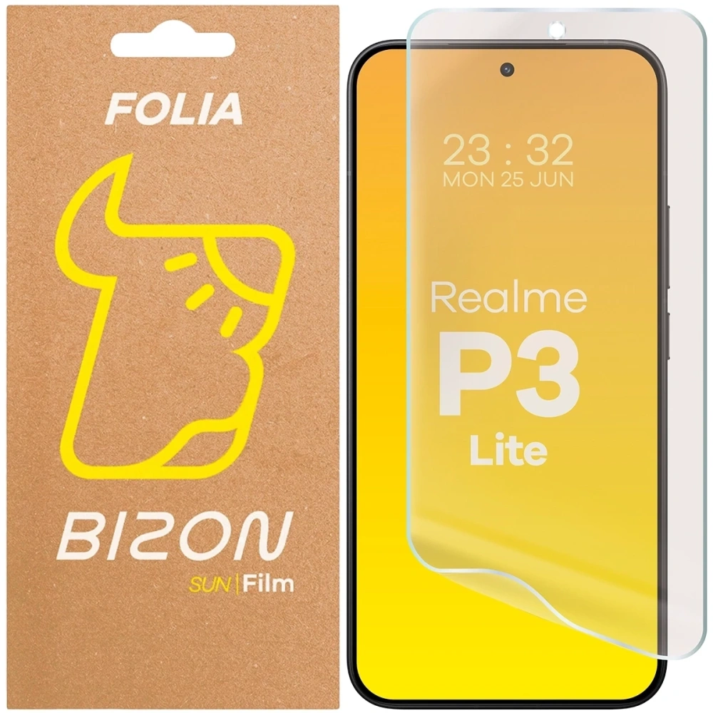 Folia matowa Bizon Glass Film Sun do Realme P3 Lite