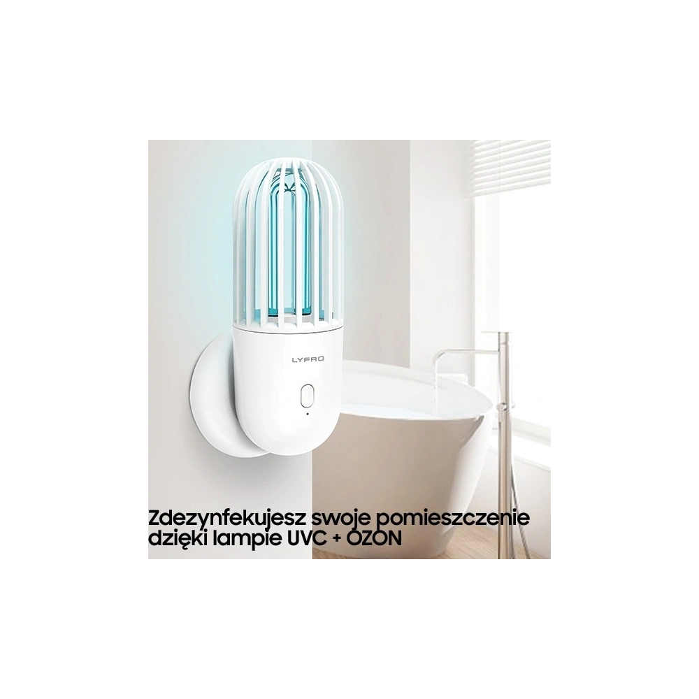 Hurtownia GSM - LYFRO Hova dezinfekční UV-C lampa s ozonovací funkcí sterilizátor bílý/bílá - UNIQ234WHT - {ean13} - Hurt