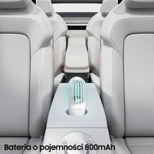 LYFRO Hova lampa dezynfekująca UV-C z funkcją ozonowania sterylizator biały/white