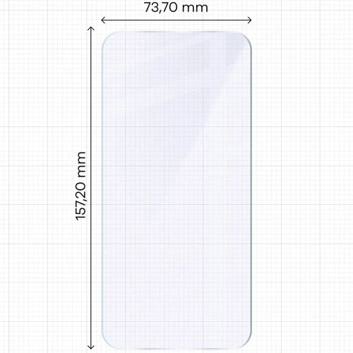 Elastyczne szkło hybrydowe Bizon Glass Mule do Oppo Find X9 Pro