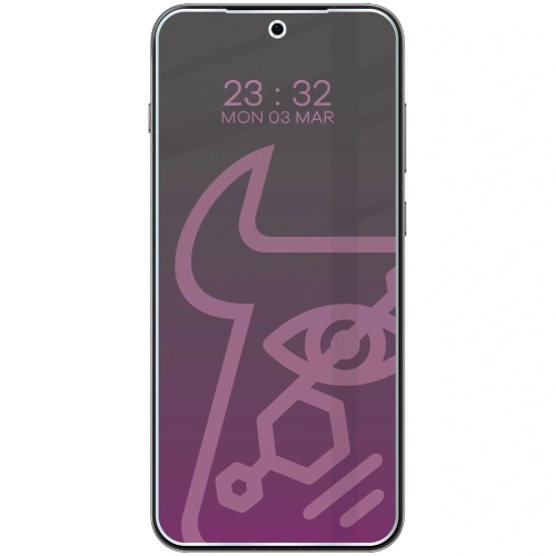 Prywatyzujące szkło hybrydowe Bizon Glass Mule Shadow do Oppo Find X9 matowe