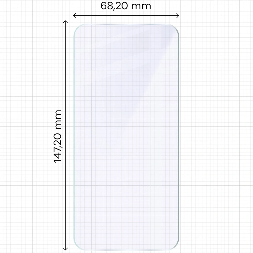 Elastyczne szkło hybrydowe Bizon Glass Mule do Vivo X300
