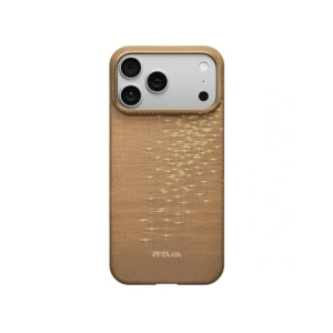 Etui PITAKA Ultra-Slim MagSafe do Apple iPhone 17 Pro Max golden glint