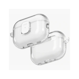 Etui UNIQ Glase Pro do Apple AirPods Pro 3 Lock Case przezroczysty