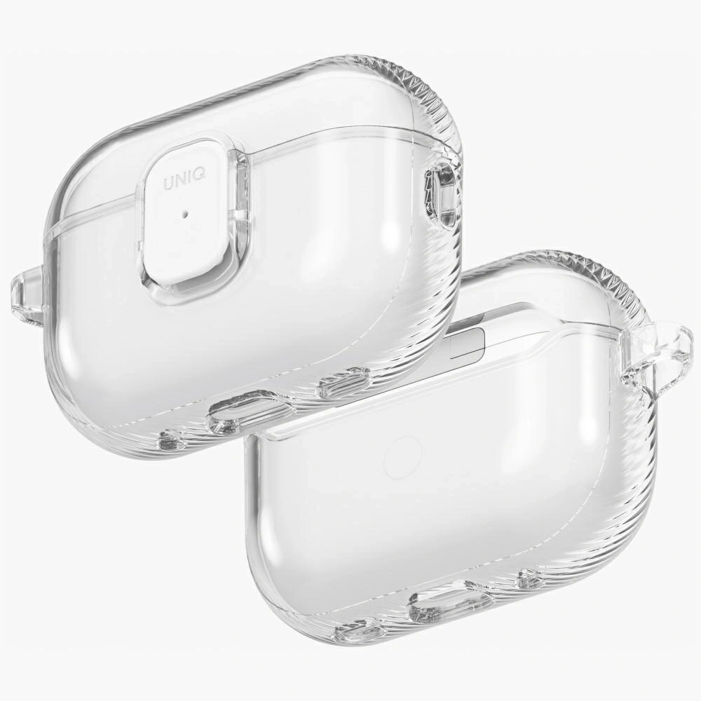 Etui UNIQ Glase Pro do Apple AirPods Pro 3 Lock Case przezroczysty
