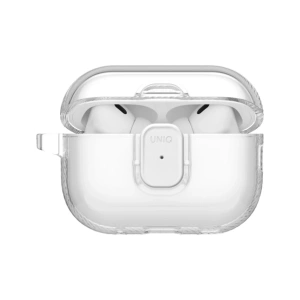 Etui UNIQ Glase Pro do Apple AirPods Pro 3 Lock Case przezroczysty