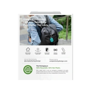 Etui UNIQ Glase Pro do Apple AirPods Pro 3 Lock Case przezroczysty