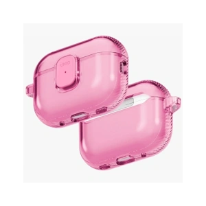 Etui UNIQ Glase Pro do Apple AirPods Pro 3 Lock Case różowy
