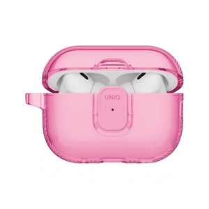 Etui UNIQ Glase Pro do Apple AirPods Pro 3 Lock Case różowy
