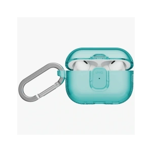 Etui UNIQ Glase Pro do Apple AirPods Pro 3 Lock Case turkusowy