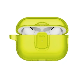 Etui UNIQ Glase Pro do Apple AirPods Pro 3 Lock Case żółty