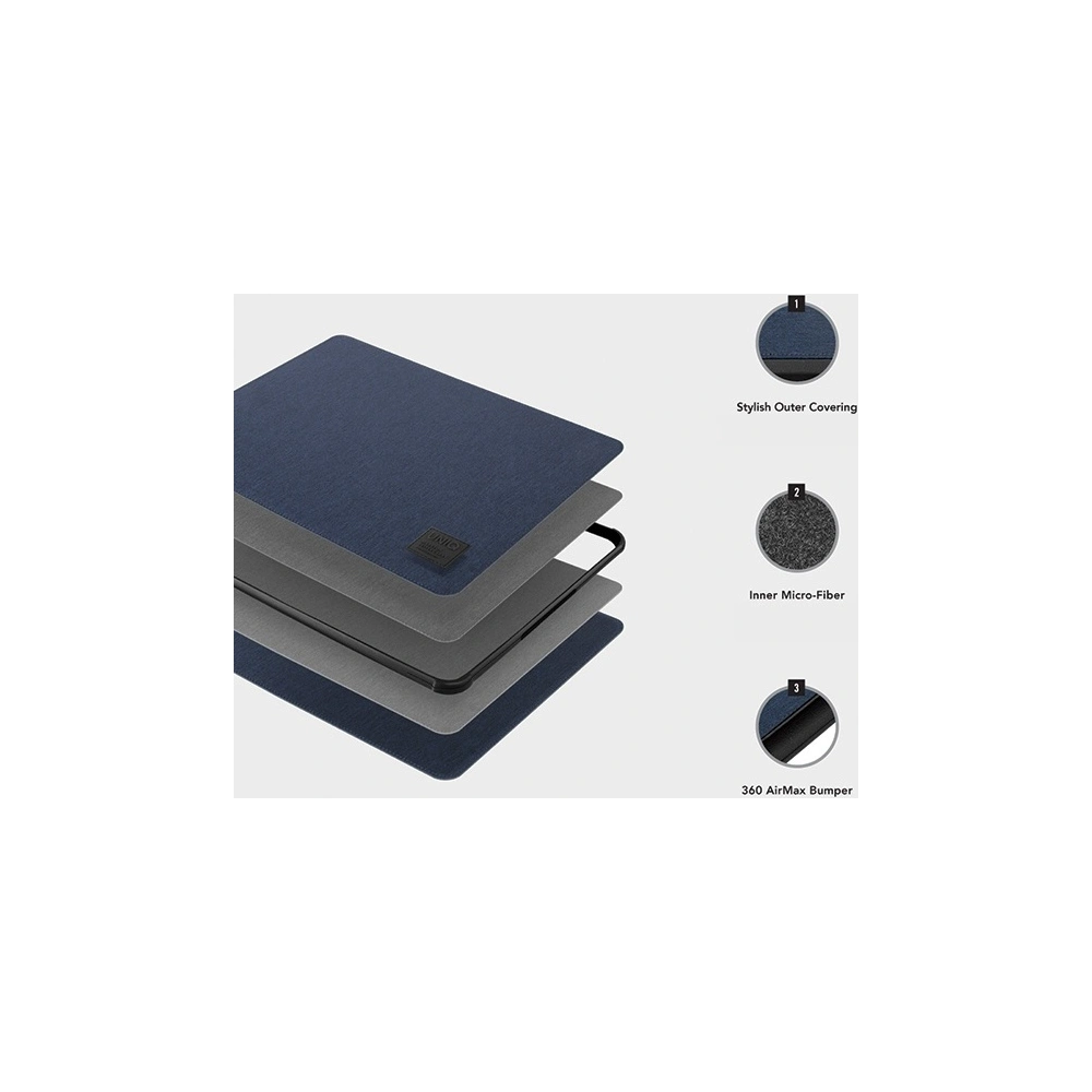 Wholesale UNIQ Dfender Sleeve 16" marl grey - UNIQ235GRY - {ean13} - Hurt