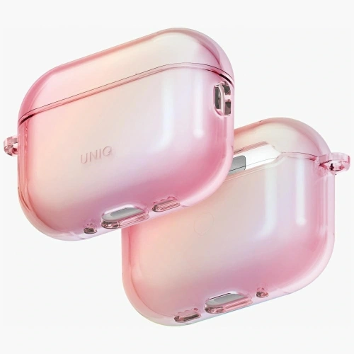 Etui UNIQ Iridescia do Apple AirPods Pro 3 Hang Case pink prism
