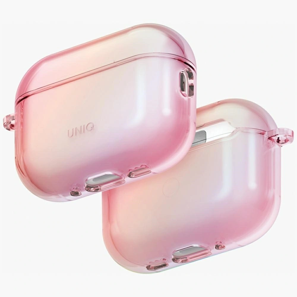 Etui UNIQ Iridescia do Apple AirPods Pro 3 Hang Case pink prism