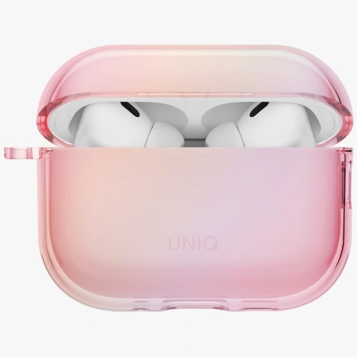 Etui UNIQ Iridescia do Apple AirPods Pro 3 Hang Case pink prism