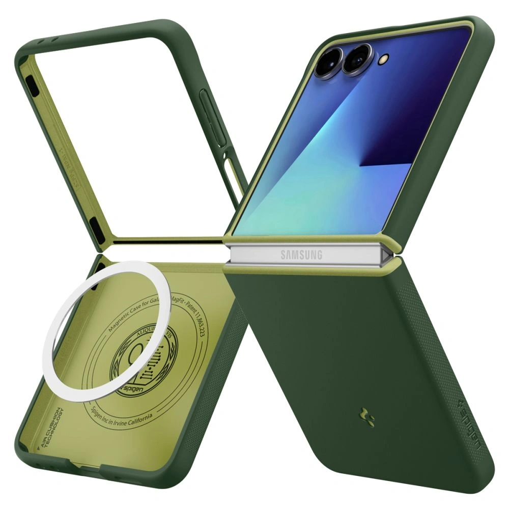 Etui Spigen Nano Pop Mag MagSafe do Samsung Galaxy Z Flip 7 Avo Green