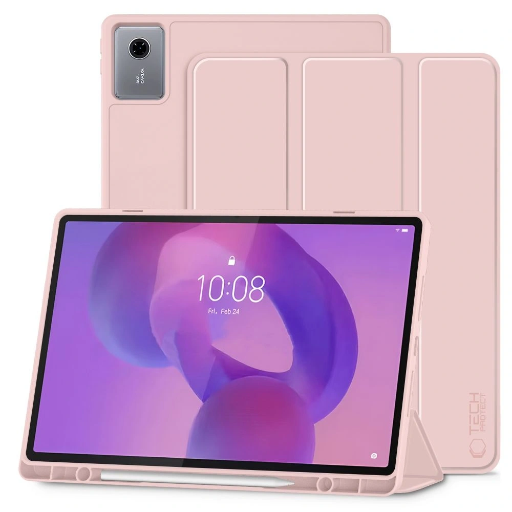 Etui Tech-Protect SmartCase Pen do Lenovo Idea Tab Plus 12.1 TB-361 Pink