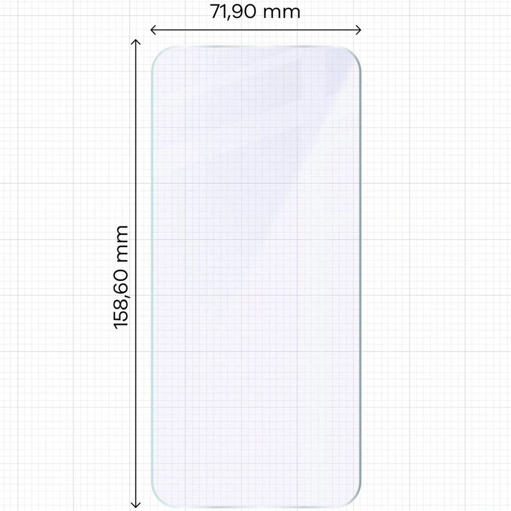 Elastyczne szkło hybrydowe Bizon Glass Mule do Vivo X300 Pro