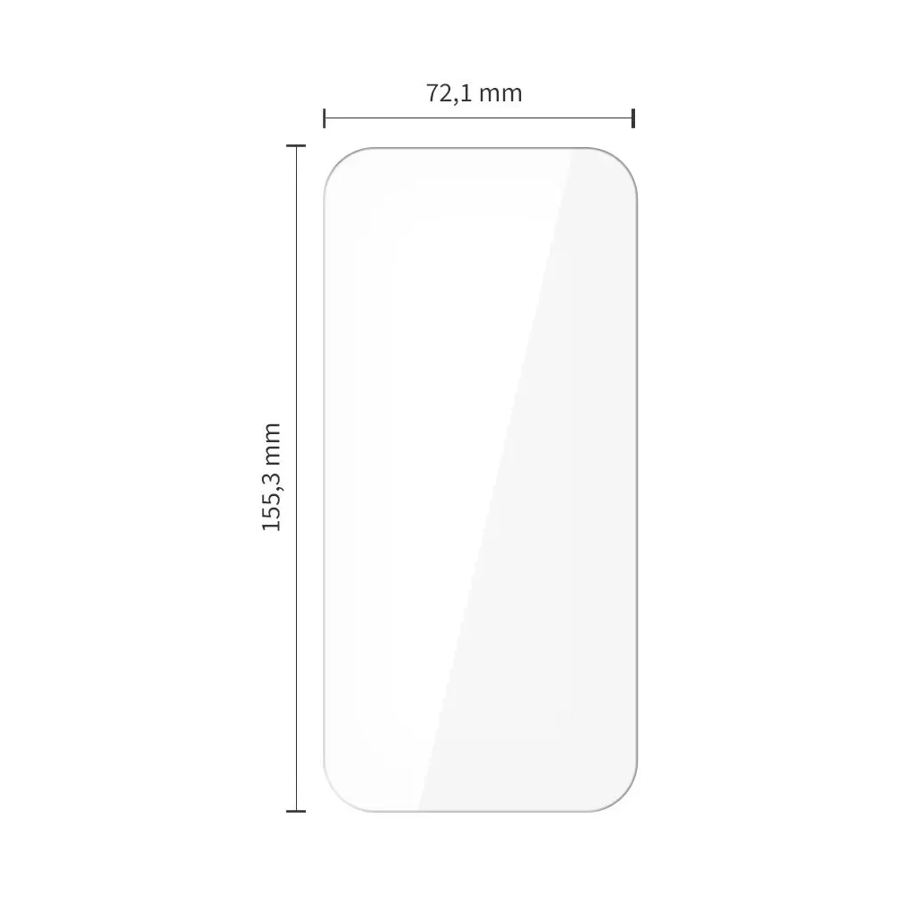 Szkło hartowane Tech-Protect Bundle do Apple iPhone 15 Pro Max Clear [10 PACK]