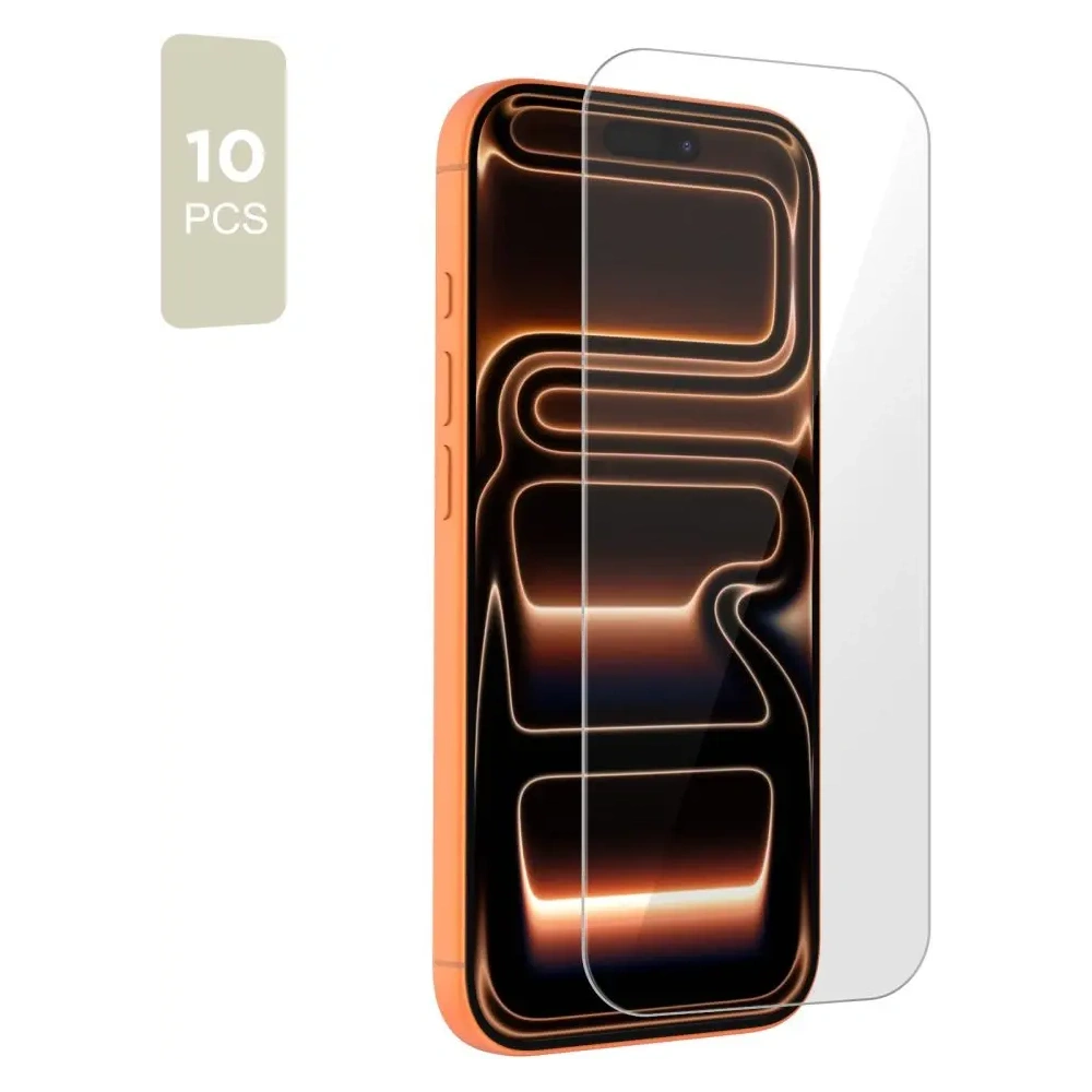 Szkło hartowane Tech-Protect Bundle do Apple iPhone 16 Pro / 17 / 17 Pro Clear [10 PACK]