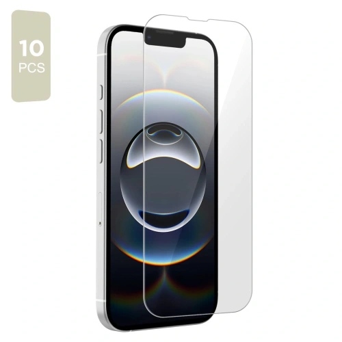 Szkło hartowane Tech-Protect Bundle do Apple iPhone 13 / 13 Pro / 14 / 16e Clear [10 PACK]