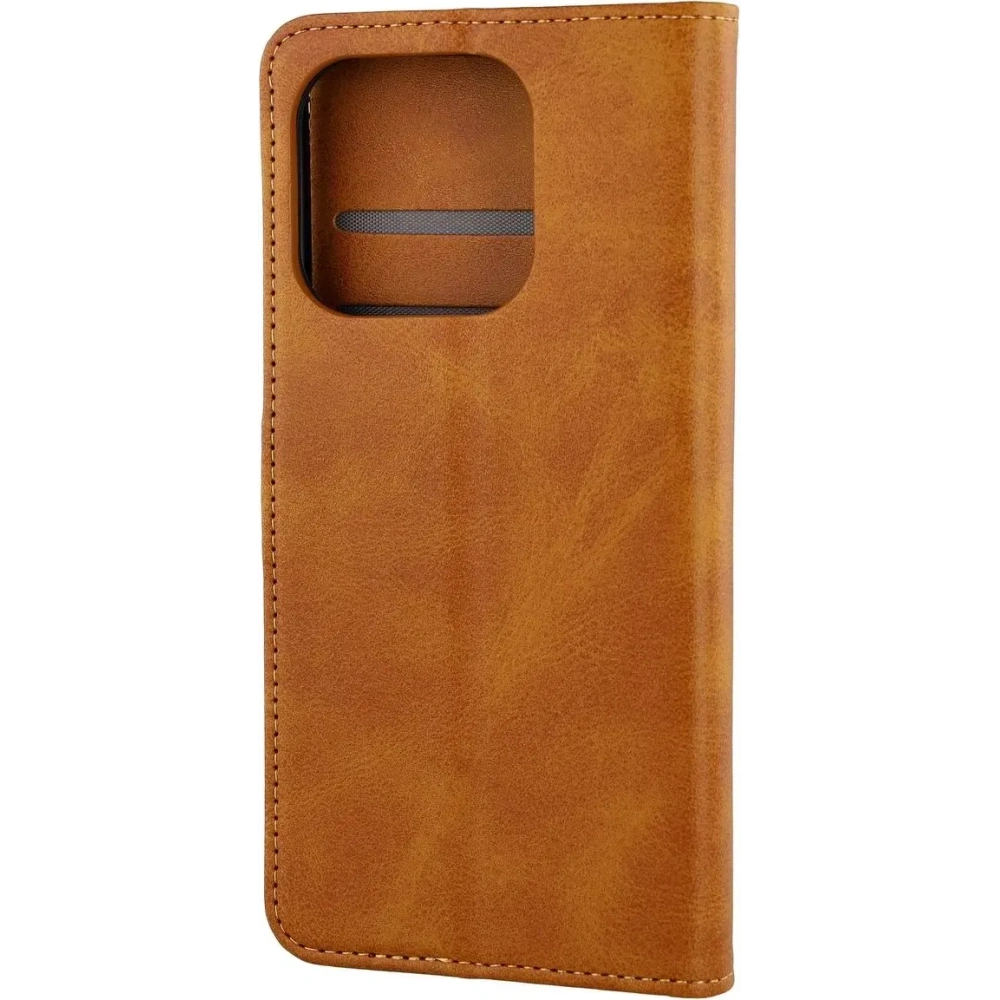 Etui z klapką Bizon Case Pocket do OnePlus 15 brązowe