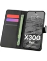 Etui z klapką Bizon Case Pocket do Vivo X300 Pro czarne