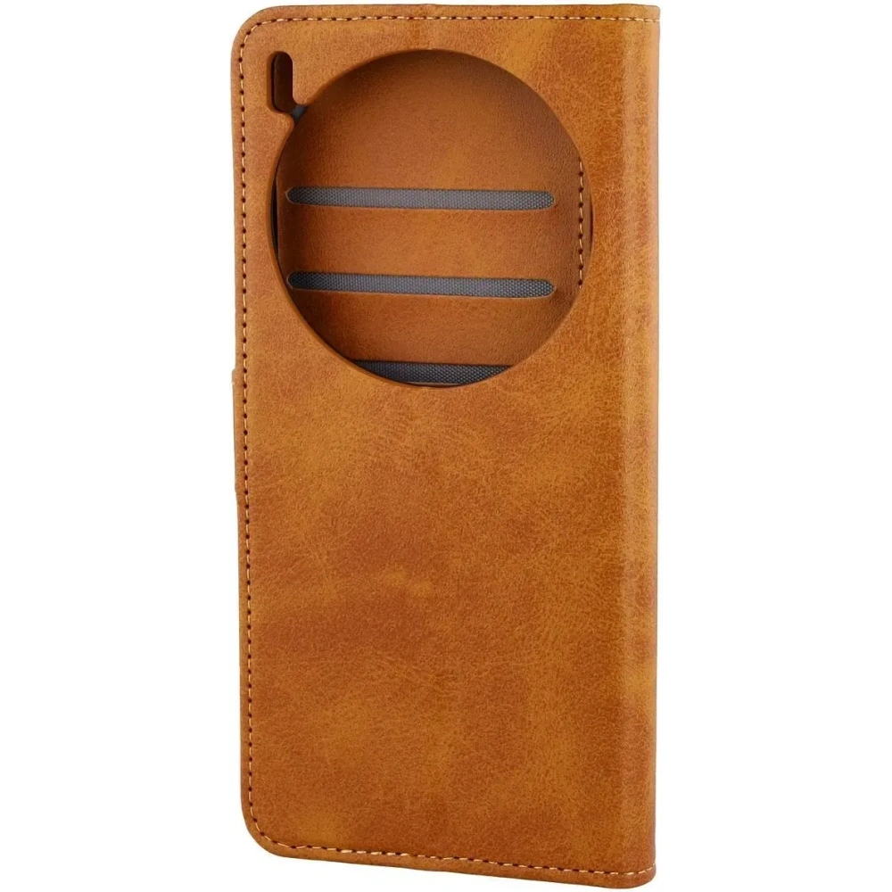 Etui z klapką Bizon Case Pocket do Vivo X300 Pro brązowe