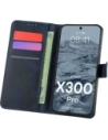 Etui z klapką Bizon Case Pocket do Vivo X300 Pro granatowe