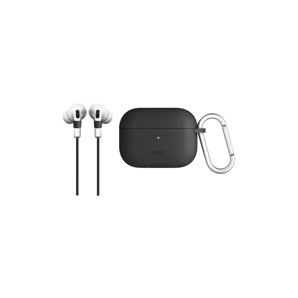 Hurtownia GSM - Etui UNIQ Vencer AirPods Pro Silicone szary/charcoal dark grey - UNIQ246GRY - {ean13} - Hurt